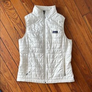 Patagonia White Nano Puff Vest